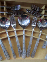 Load image into Gallery viewer, 1960s Gerald Benney Studio Cutlery Set in Teak Fitted Case
