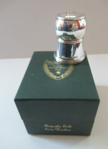 Christofle Dom Perignon Silver Plate Champagne Cork Safe Vintage 1999