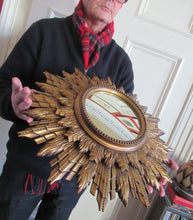 Load image into Gallery viewer, 1950s G-Plan Gomme Wycombe Sunburst Mirror
