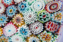 Load image into Gallery viewer, 1960s Fratelli Toso Millefiori Closepack Carpet Paperweight
