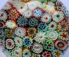 Load image into Gallery viewer, 1960s Fratelli Toso Millefiori Closepack Carpet Paperweight
