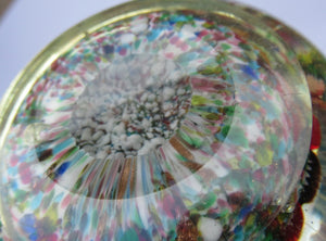 1960s Fratelli Toso Millefiori Closepack Carpet Paperweight