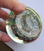 Load image into Gallery viewer, 1960s Fratelli Toso Millefiori Closepack Carpet Paperweight
