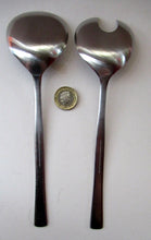 Load image into Gallery viewer, Vintage 1960s Gerald Benney Studio Salad Servers Stainless Steel
