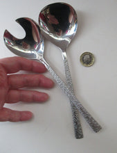 Load image into Gallery viewer, Vintage 1960s Gerald Benney Studio Salad Servers Stainless Steel
