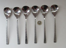 Load image into Gallery viewer, Viners Gerald Benney Dessert Spoons. STUDIO Stainless Steel
