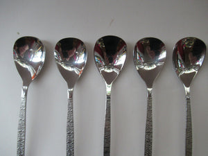 Viners Gerald Benney Dessert Spoons. STUDIO Stainless Steel