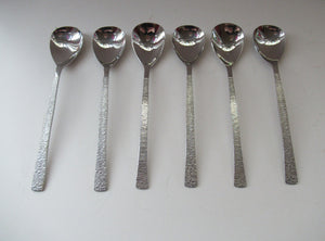 Viners Gerald Benney Dessert Spoons. STUDIO Stainless Steel