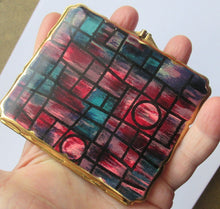 Load image into Gallery viewer, 1960s Stratton Cigarette Case Business Card Case Abstract Pattern Pristine
