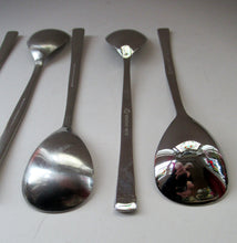 Load image into Gallery viewer, Viners Gerald Benney Dessert Spoons. STUDIO Stainless Steel
