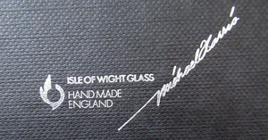 1970s Isle of Wight Paperweight. Michael Harris with Flame Pontil