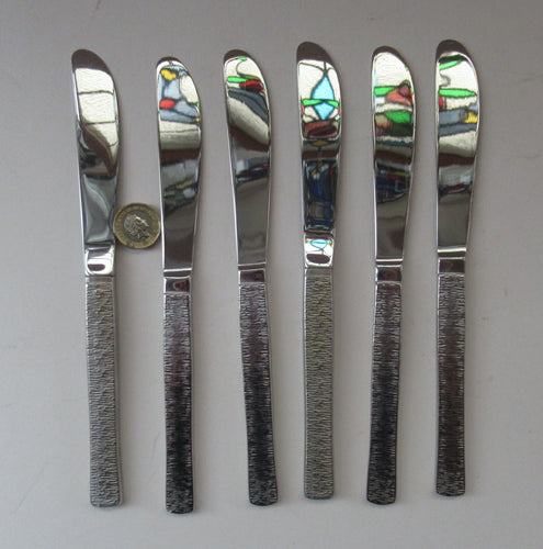 Viners Shorter Table knives Gerald Benny 1960s Stainless Steel Studio