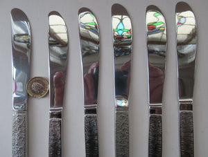 Viners Shorter Table knives Gerald Benny 1960s Stainless Steel Studio