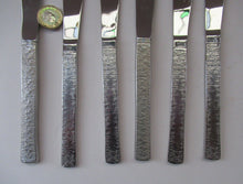 Load image into Gallery viewer, Viners Shorter Table knives Gerald Benny 1960s Stainless Steel Studio
