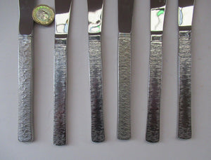 Viners Shorter Table knives Gerald Benny 1960s Stainless Steel Studio