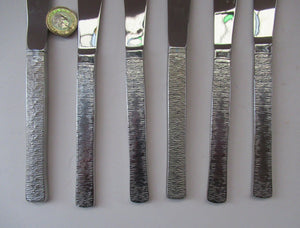 Viners Shorter Table knives Gerald Benny 1960s Stainless Steel Studio