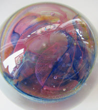 Load image into Gallery viewer, 1970s Isle of Wight Paperweight. Michael Harris with Flame Pontil
