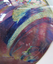 Load image into Gallery viewer, 1970s Isle of Wight Paperweight. Michael Harris with Flame Pontil
