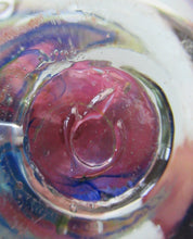 Load image into Gallery viewer, 1970s Isle of Wight Paperweight. Michael Harris with Flame Pontil
