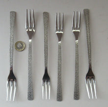 Load image into Gallery viewer, Gerald Benney Viners Studio 1960s Stainless Steel Forks Three Prongs
