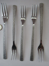 Load image into Gallery viewer, Gerald Benney Viners Studio 1960s Stainless Steel Forks Three Prongs
