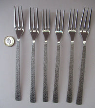 Load image into Gallery viewer, Gerald Benney Viners Studio 1960s Stainless Steel Forks Three Prongs
