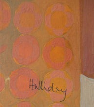 Load image into Gallery viewer, Irene Halliday - Geraniums on a Window Ledge - Watercolour and Gouache on Board
