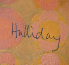 Load image into Gallery viewer, Irene Halliday - Geraniums on a Window Ledge - Watercolour and Gouache on Board
