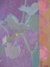 Load image into Gallery viewer, Irene Halliday - Geraniums on a Window Ledge - Watercolour and Gouache on Board
