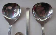 Load image into Gallery viewer, Gerald Benney Viners Studio Three Serving Spoons Stainless Steel 1960s
