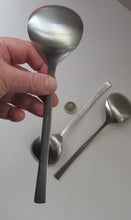 Load image into Gallery viewer, Gerald Benney Viners Studio Three Serving Spoons Stainless Steel 1960s
