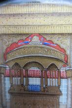 Load image into Gallery viewer, 19th Century Anglo Indian Delhi Miniature Carved Ebony Frame
