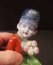 Load image into Gallery viewer, Vintage 1930s / 1940s Ceramic DUTCH Boy and Girl Pair of Bookends 
