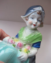 Load image into Gallery viewer, Vintage 1930s / 1940s Ceramic DUTCH Boy and Girl Pair of Bookends 
