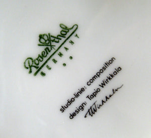 1960s Tapio Wirkkala Porcelain Coffee Set. Composition Shape for Rosenthal