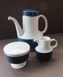 1960s Tapio Wirkkala Porcelain Coffee Set. Composition Shape for Rosenthal