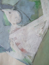 Load image into Gallery viewer, 1970s Painting by Hermann Goss. Linsy and the Bird Signed
