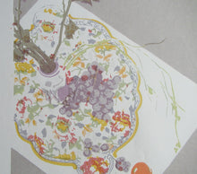 Load image into Gallery viewer, Bel Cowie Screenprint Pinks and Strawberries 1976 Scottish Art
