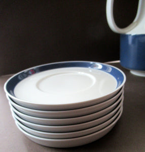 1960s Tapio Wirkkala Porcelain Coffee Set. Composition Shape for Rosenthal