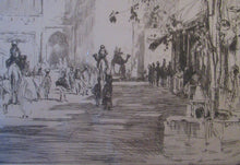 Load image into Gallery viewer,  Lumsden Jodhpur Gate 1913 Etching Second Indian Plates Pencil Signed
