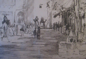  Lumsden Jodhpur Gate 1913 Etching Second Indian Plates Pencil Signed