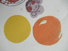 Load image into Gallery viewer, Bel Cowie Screenprint Pinks and Strawberries 1976 Scottish Art

