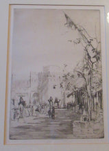 Load image into Gallery viewer,  Lumsden Jodhpur Gate 1913 Etching Second Indian Plates Pencil Signed
