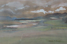 Load image into Gallery viewer, Gouache Watercolour Painting by Scottish Women Artist Alison McKenzie Highland Landscape
