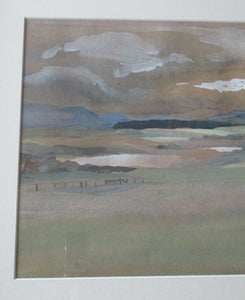 Gouache Watercolour Painting by Scottish Women Artist Alison McKenzie Highland Landscape