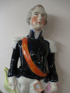 1850s Antique Staffordshire Figurine Sir Charles Napier