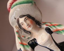Load image into Gallery viewer, Antique 19th Century Shepherdess with Little Sheep at her Feet
