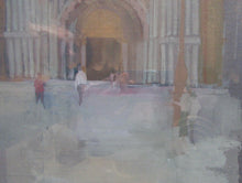 Load image into Gallery viewer, Scottish Art Watercolour Painting by Irene Halliday Venice St Mark&#39;s Square
