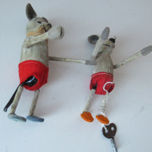 Load image into Gallery viewer, PAIR of 1930s Schuco Disney Mickey Mouse Tumbling Clockwork Toys

