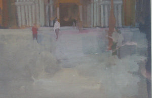 Scottish Art Watercolour Painting by Irene Halliday Venice St Mark's Square
